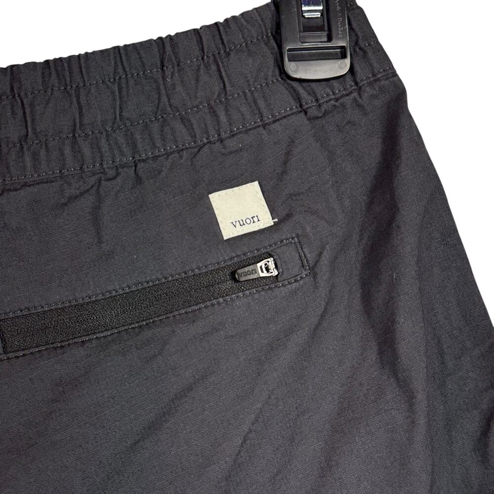 Vuori Medium Vintage Ripstop Shorts Drawstring Pockets Mid-Rise Raw Hem Womens - Picture 5 of 8